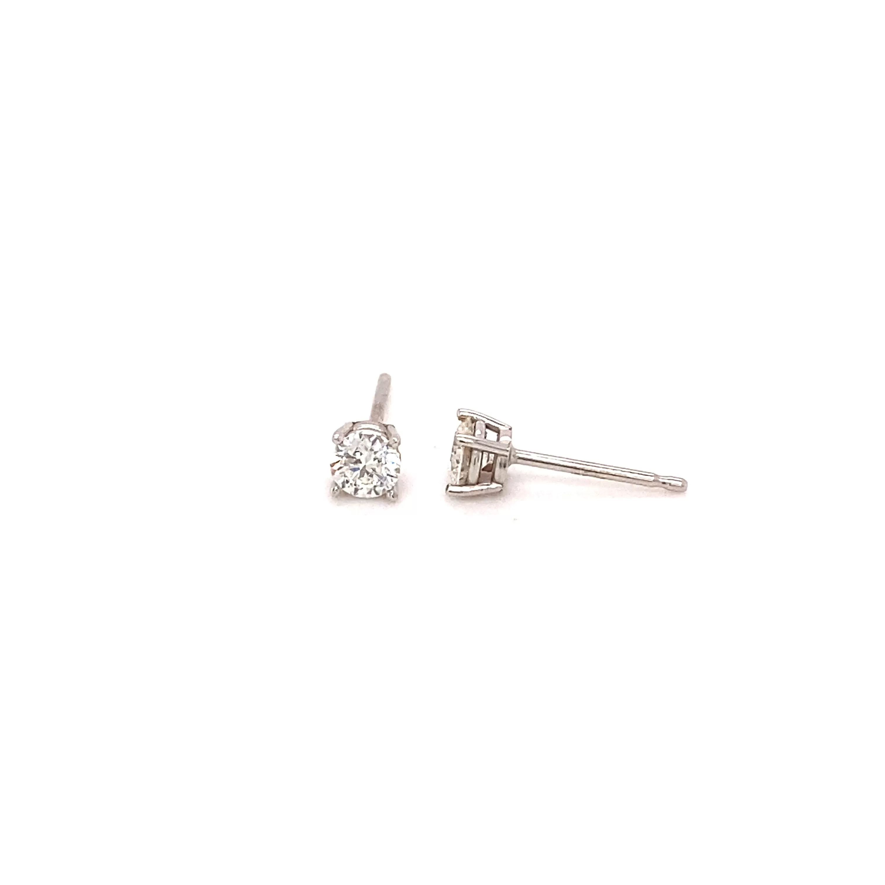 0.40ct G SI-2 Diamond 4-Prong Studs