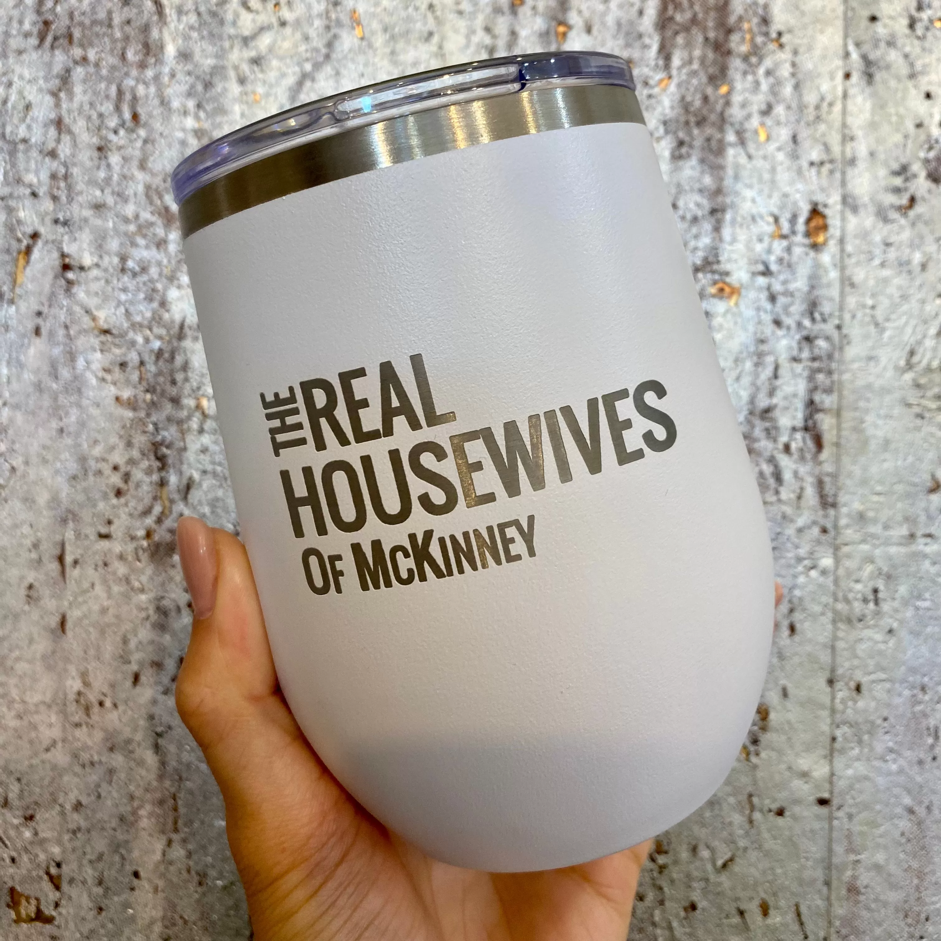 12oz Real Housewives of McKinney Wine Tumbler