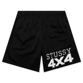 4x4 Mesh Short - Black