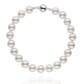 7.5-8.0 mm White Akoya AA  Pearl Bracelet