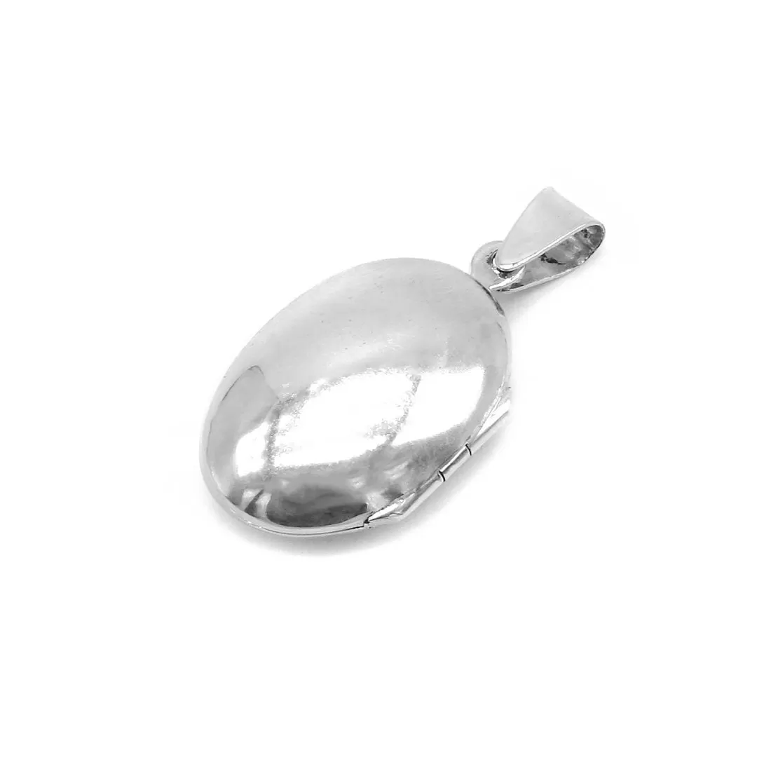 Ada Oval Silver Charm