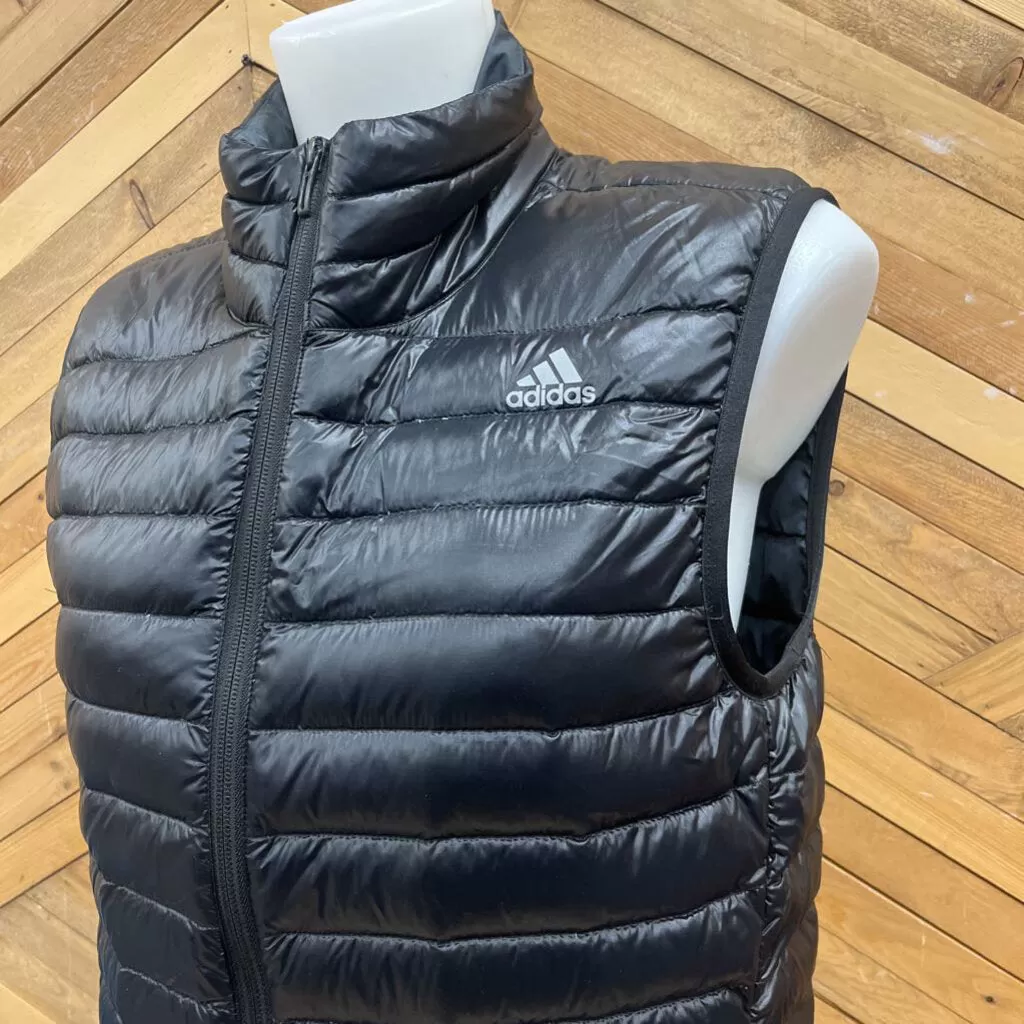 adidas - Women's Down Vest - MSRP $145: Black-women-SM