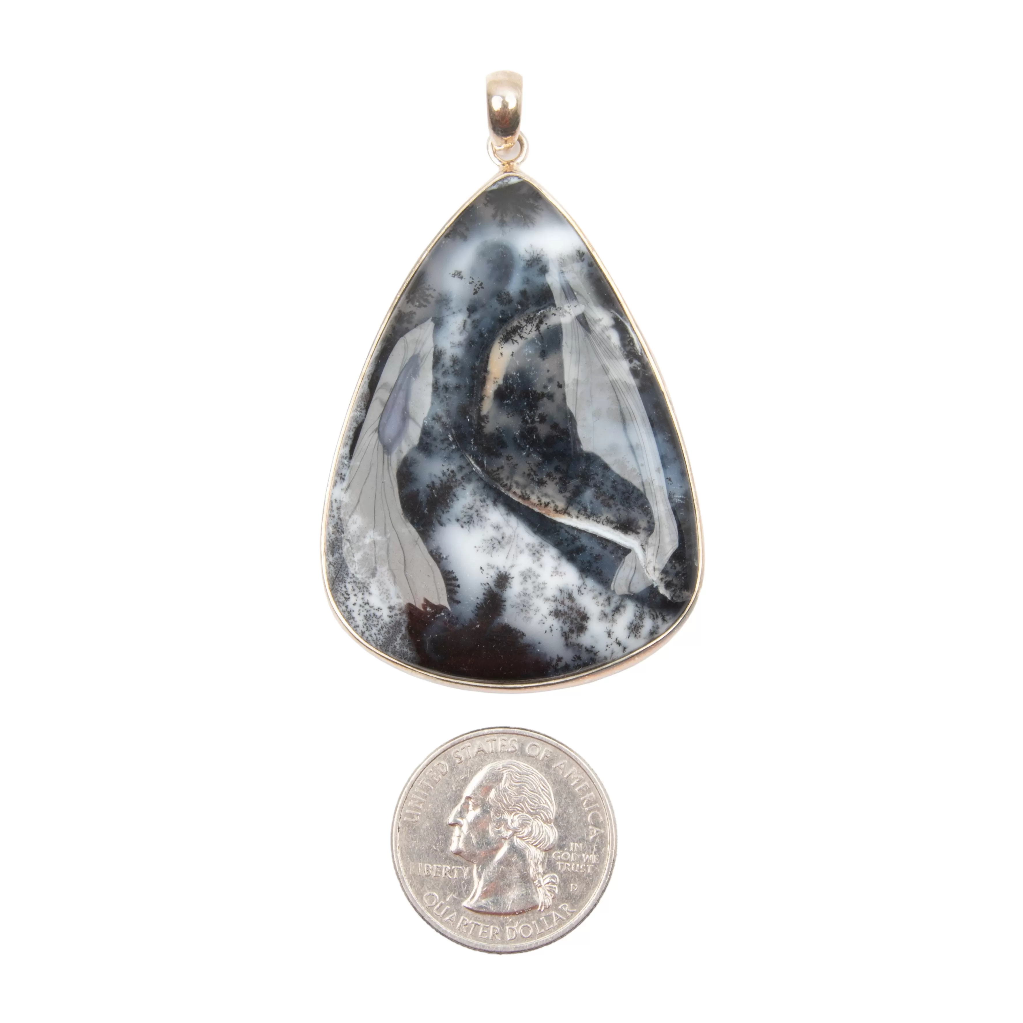 Agate - Dendritic, Pendant