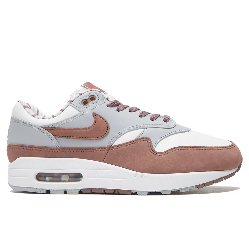 Air Max 1 Premium Shima Shima - Summit White/Plum Eclipse/Wolf Grey