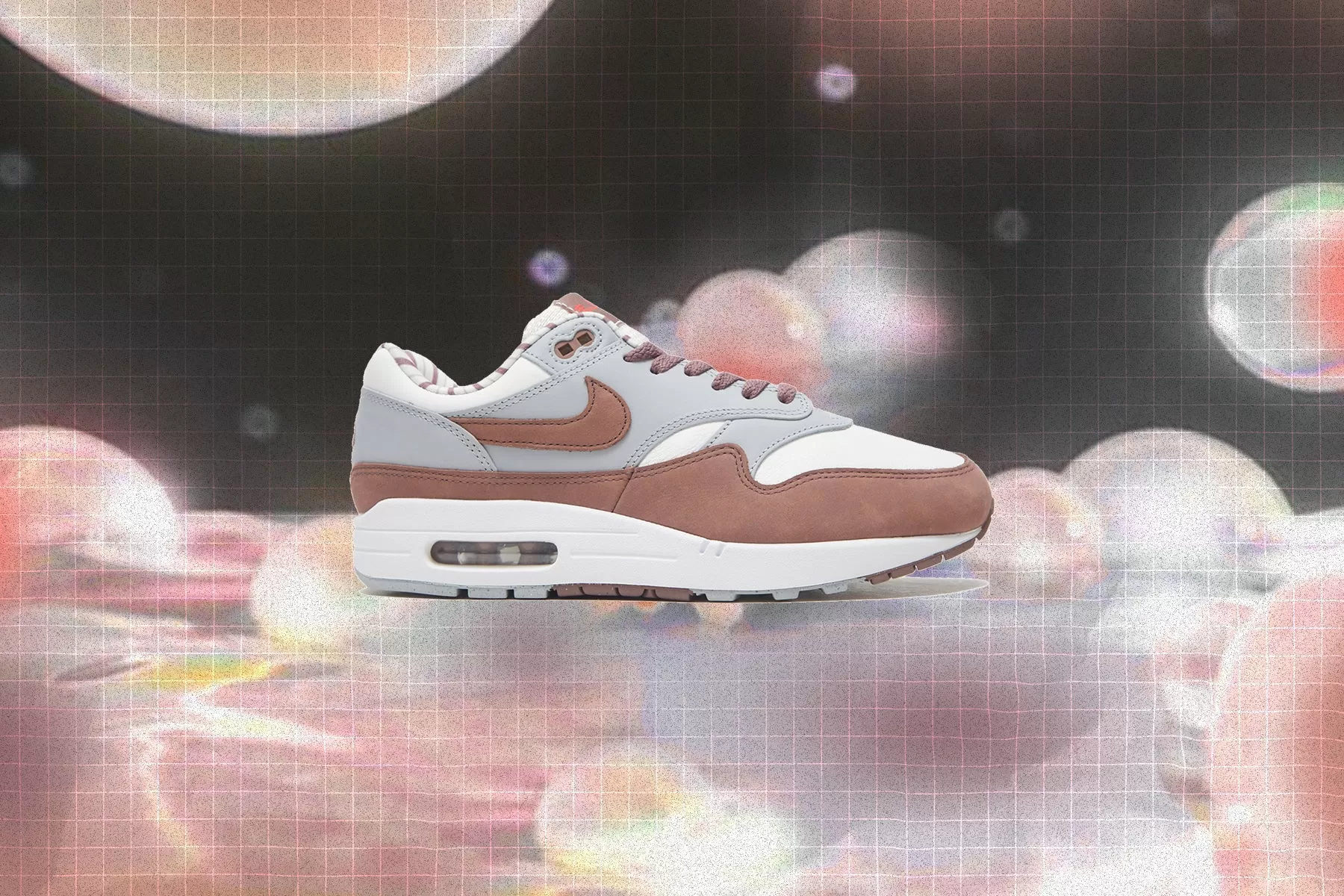 Air Max 1 Premium Shima Shima - Summit White/Plum Eclipse/Wolf Grey