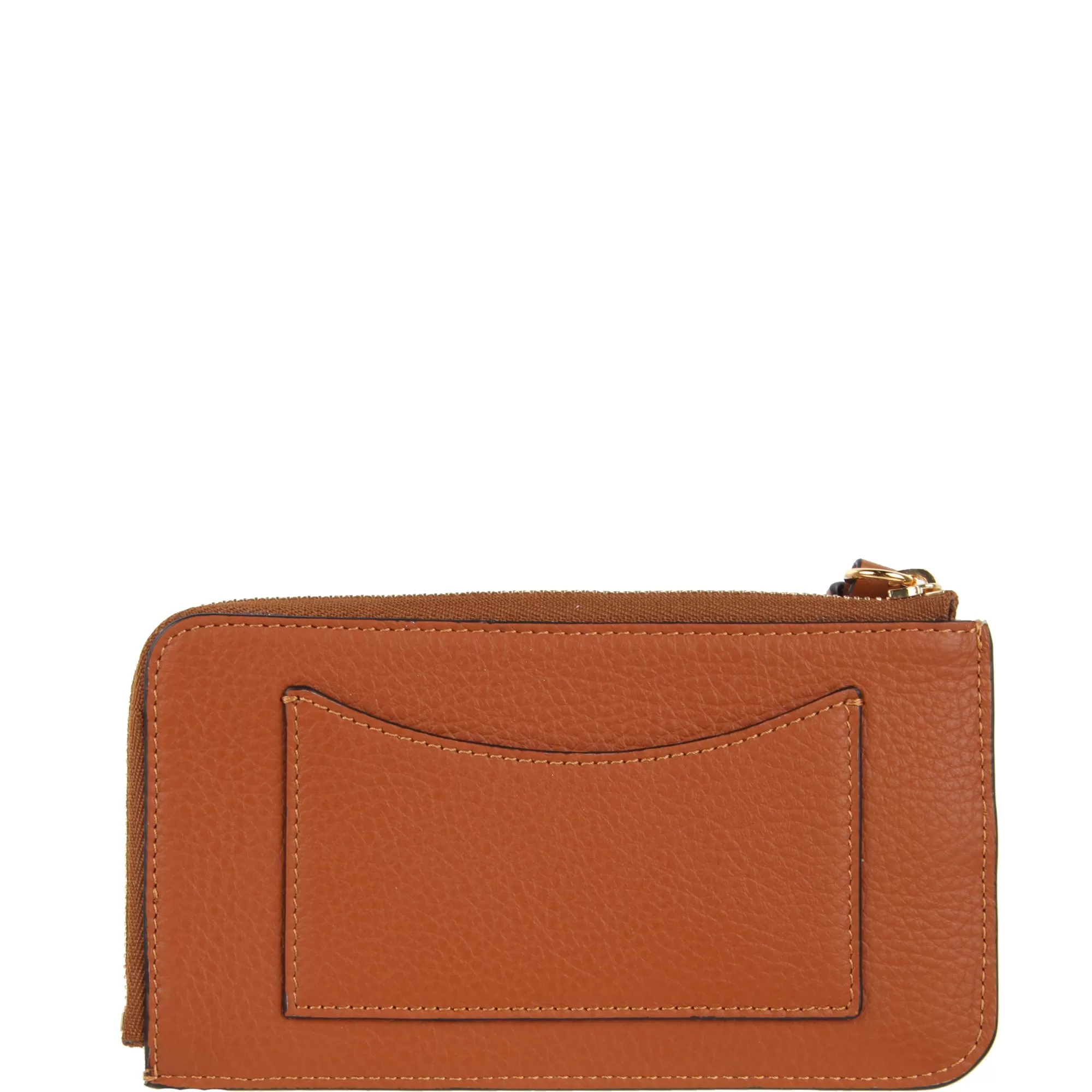 Alphabet Medium Purse, Tan