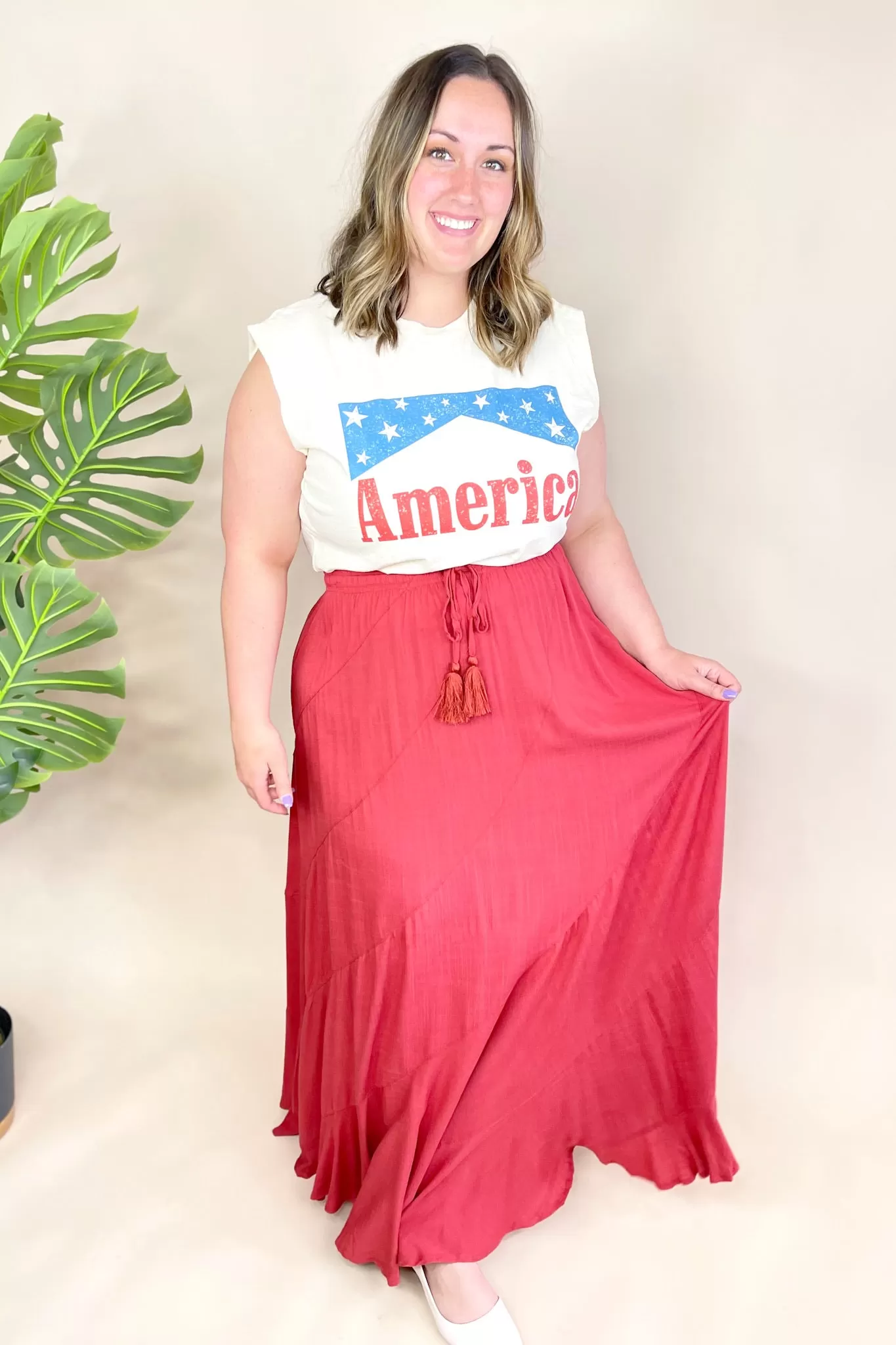 America Star Muscle Tee