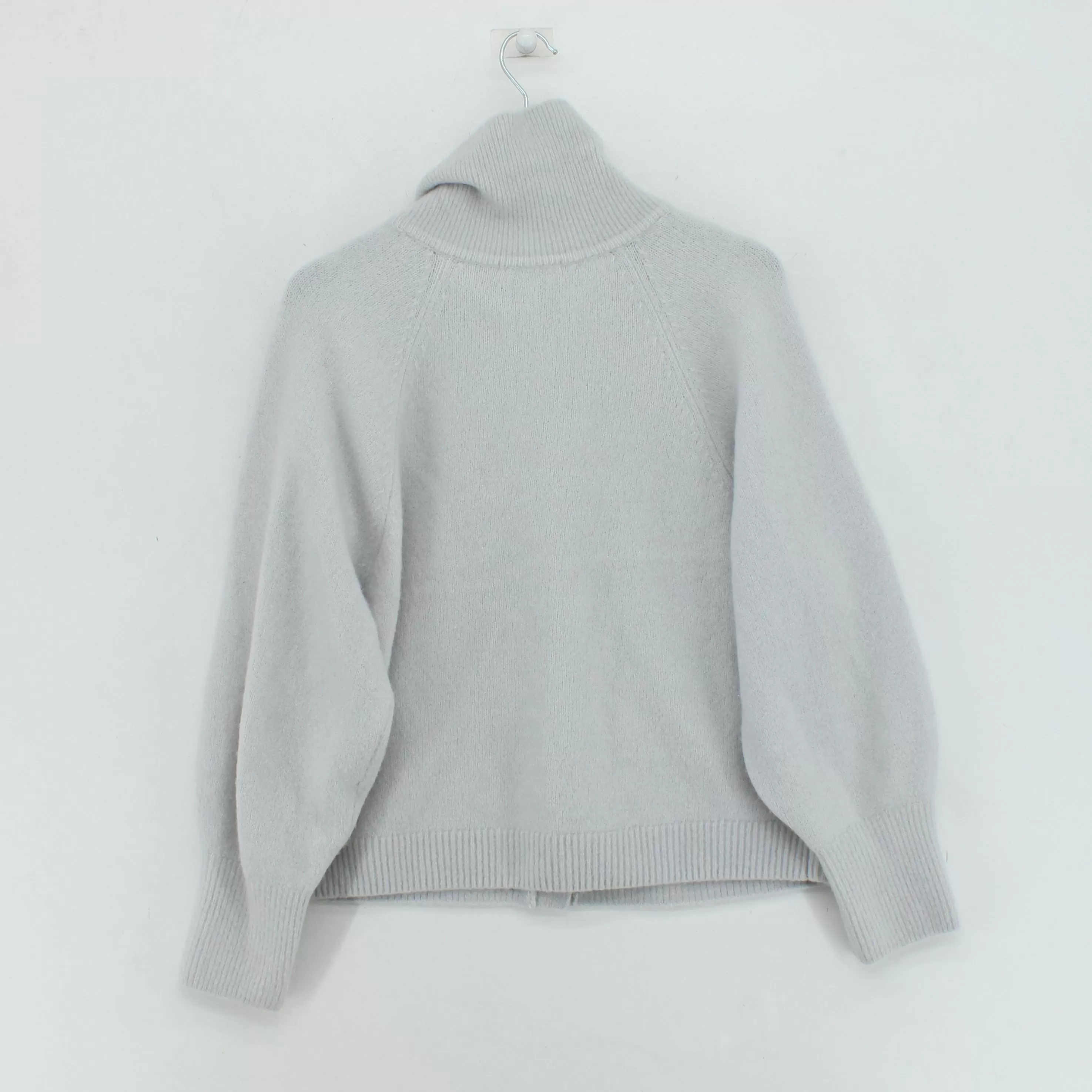 & Other Stories Women's Cardigan M Grey Wool with Elastane, Nylon, Other