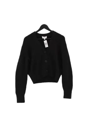 & Other Stories Women's Cardigan S Black Polyamide with Elastane, Mohair, Wool