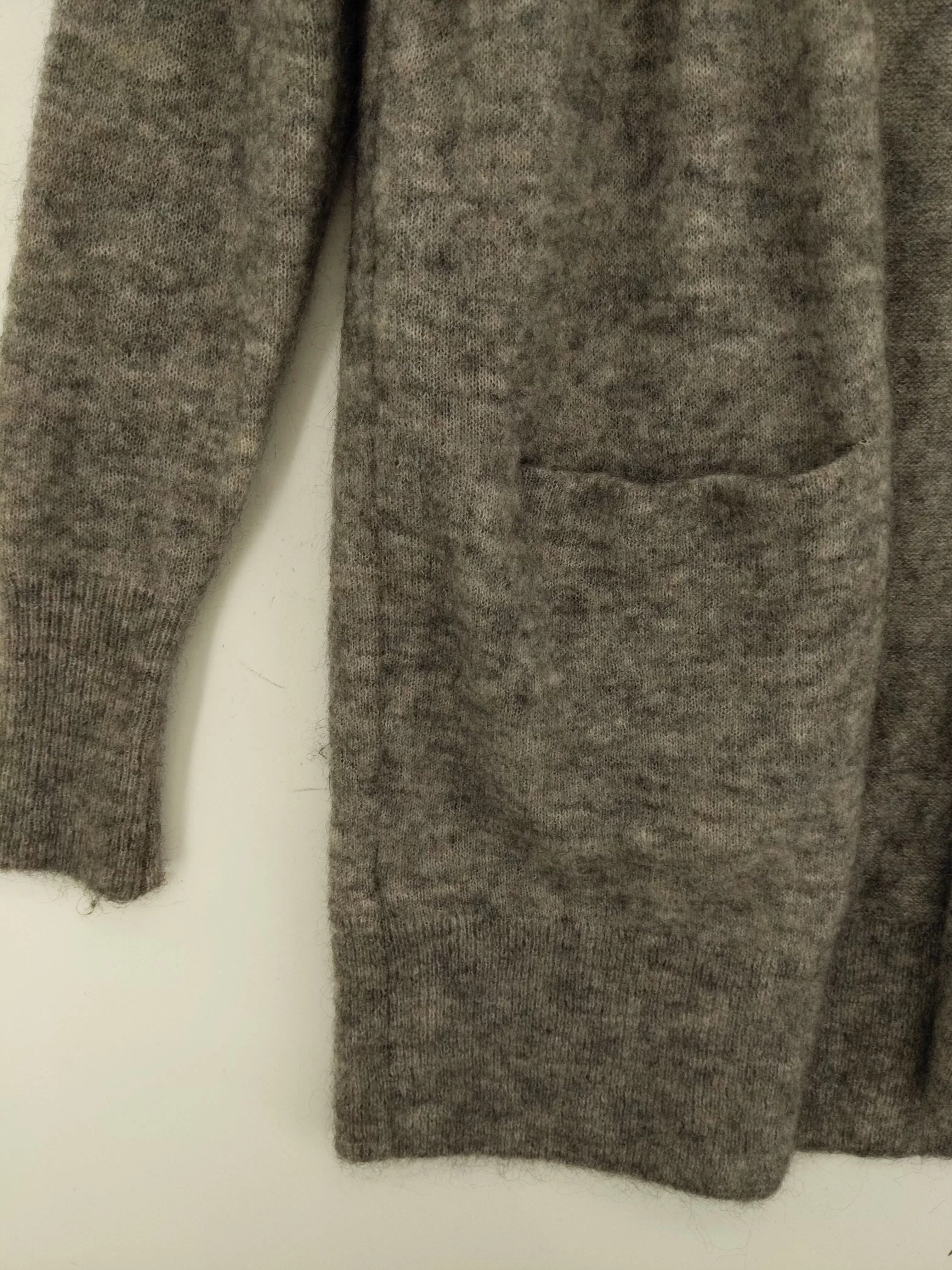 & Other Stories Women's Cardigan S Grey Polyamide with Elastane, Mohair, Wool