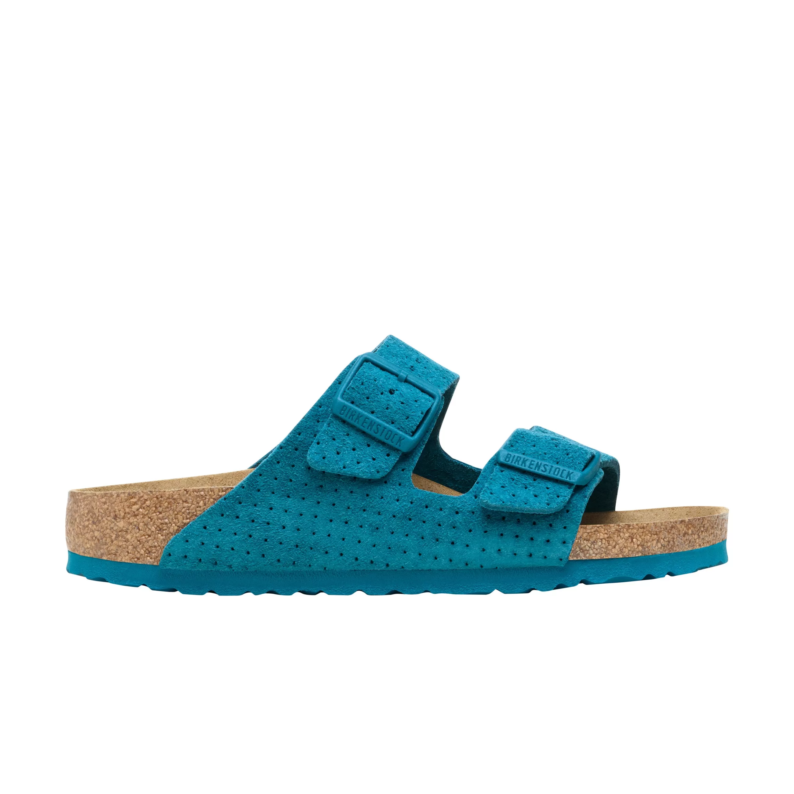 Arizona Deep Turquoise Embossed Suede Leather