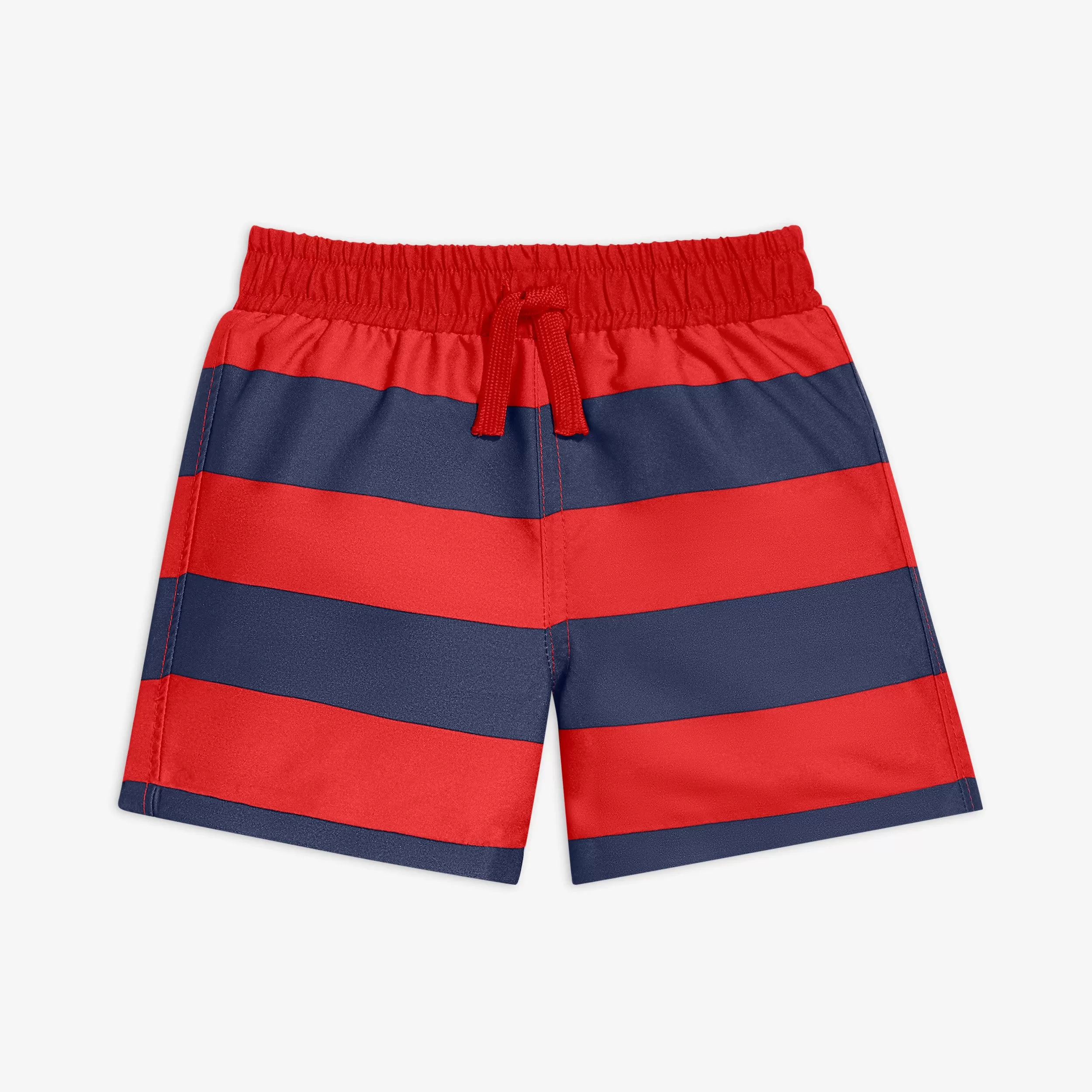 Baby swim trunk in rugby stripe