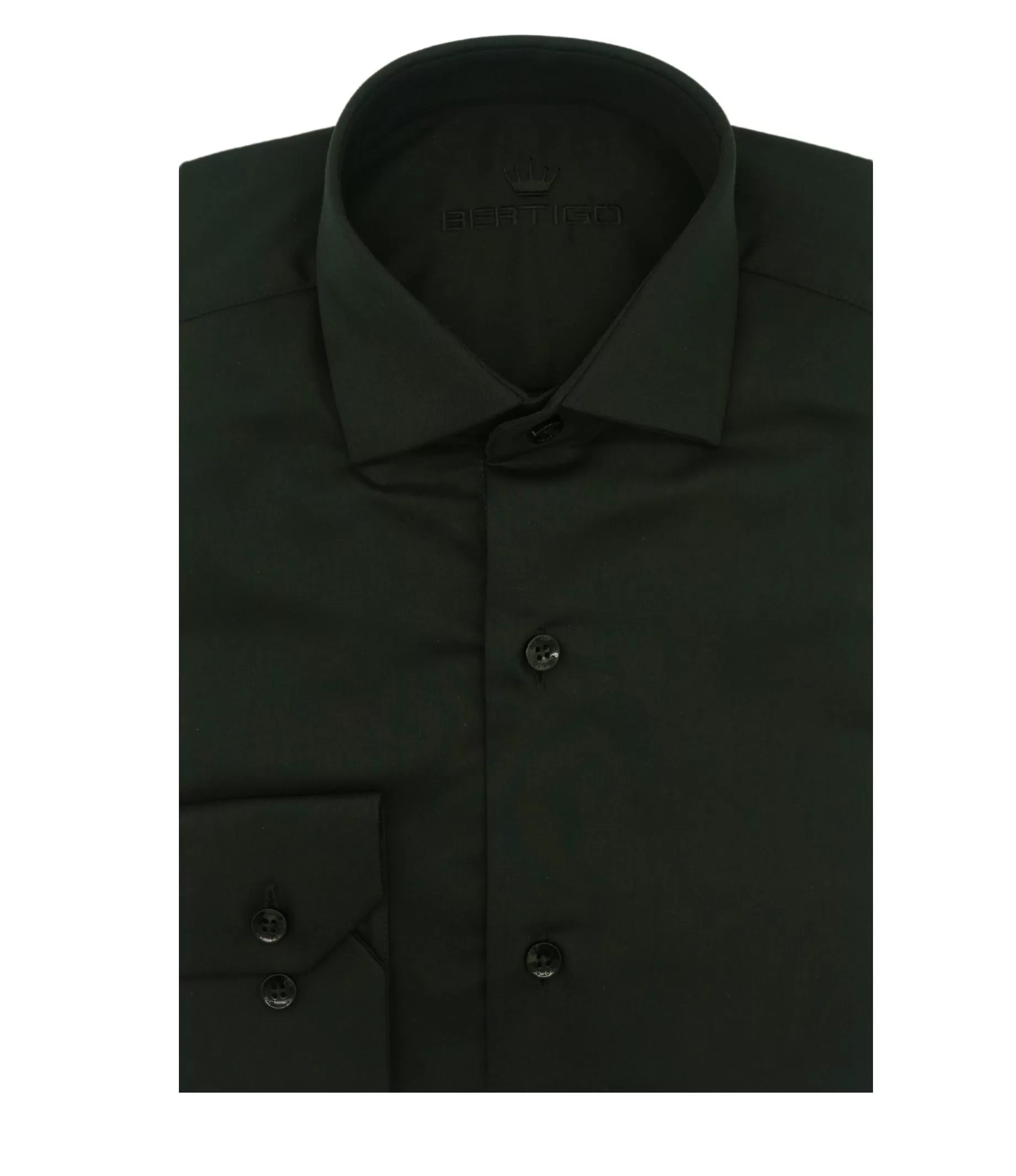 Bertigo Shirt | Cooper-18 Black Solid