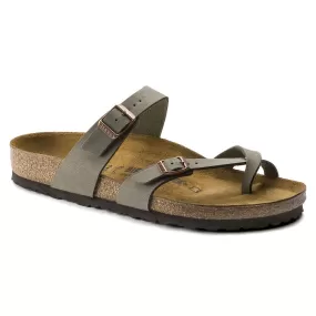 Birkenstock Classic, Mayari, Regular Fit, Birko-Flor Nubuck, Stone