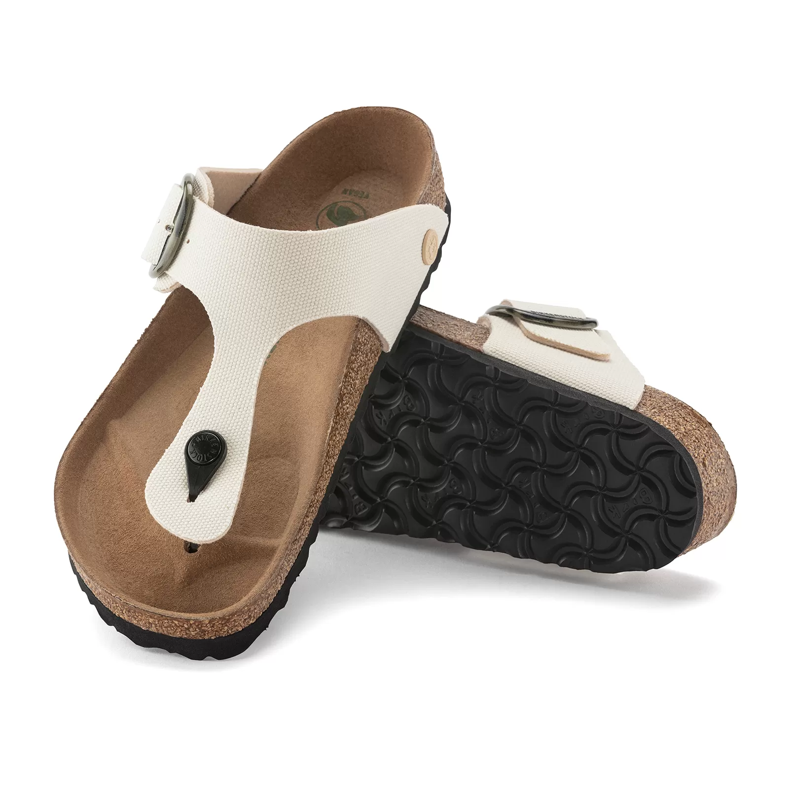 Birkenstock Gizeh Big Buckle Vegan Sandal (Women) - Eggshell