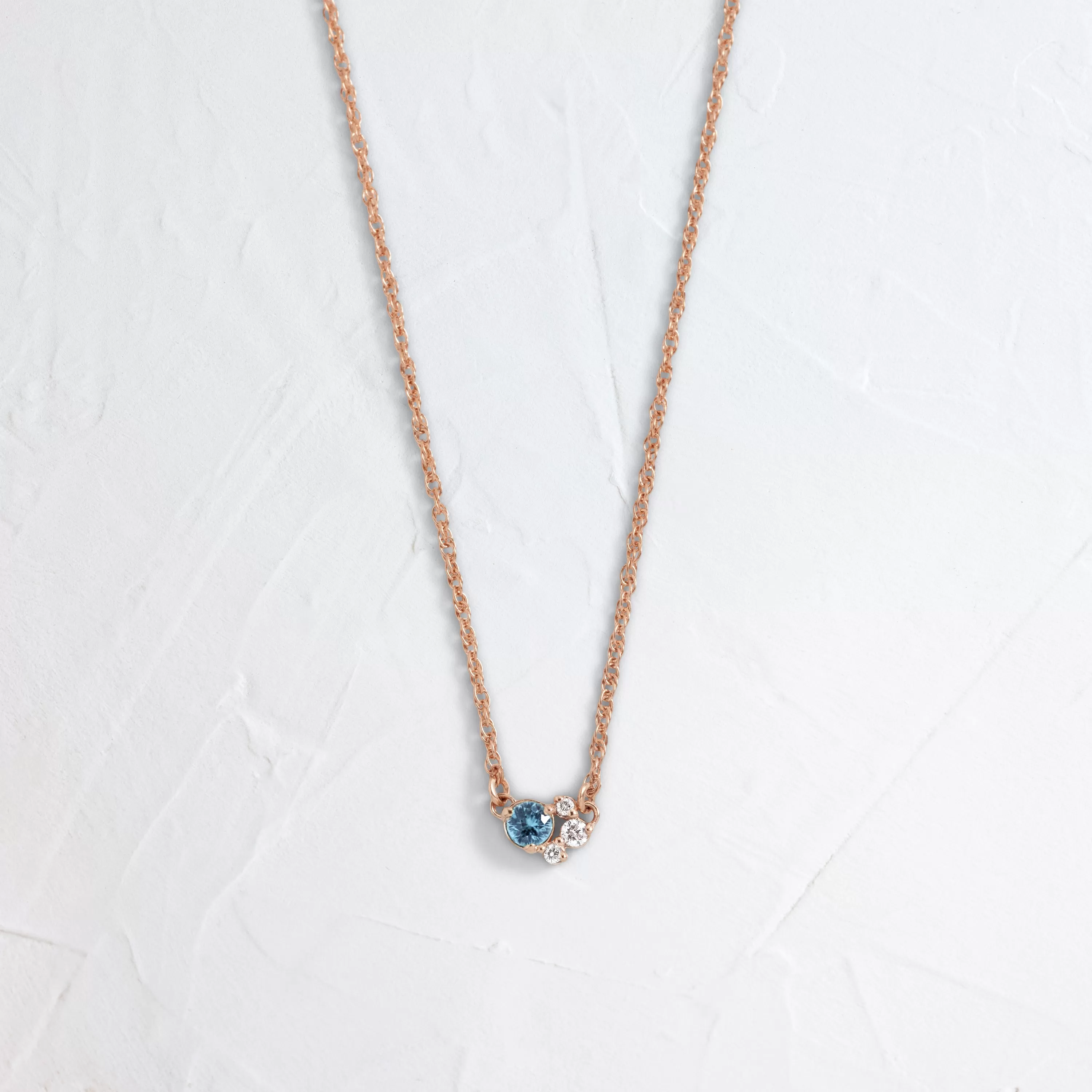 Birthstone Cluster Necklace - In Stock