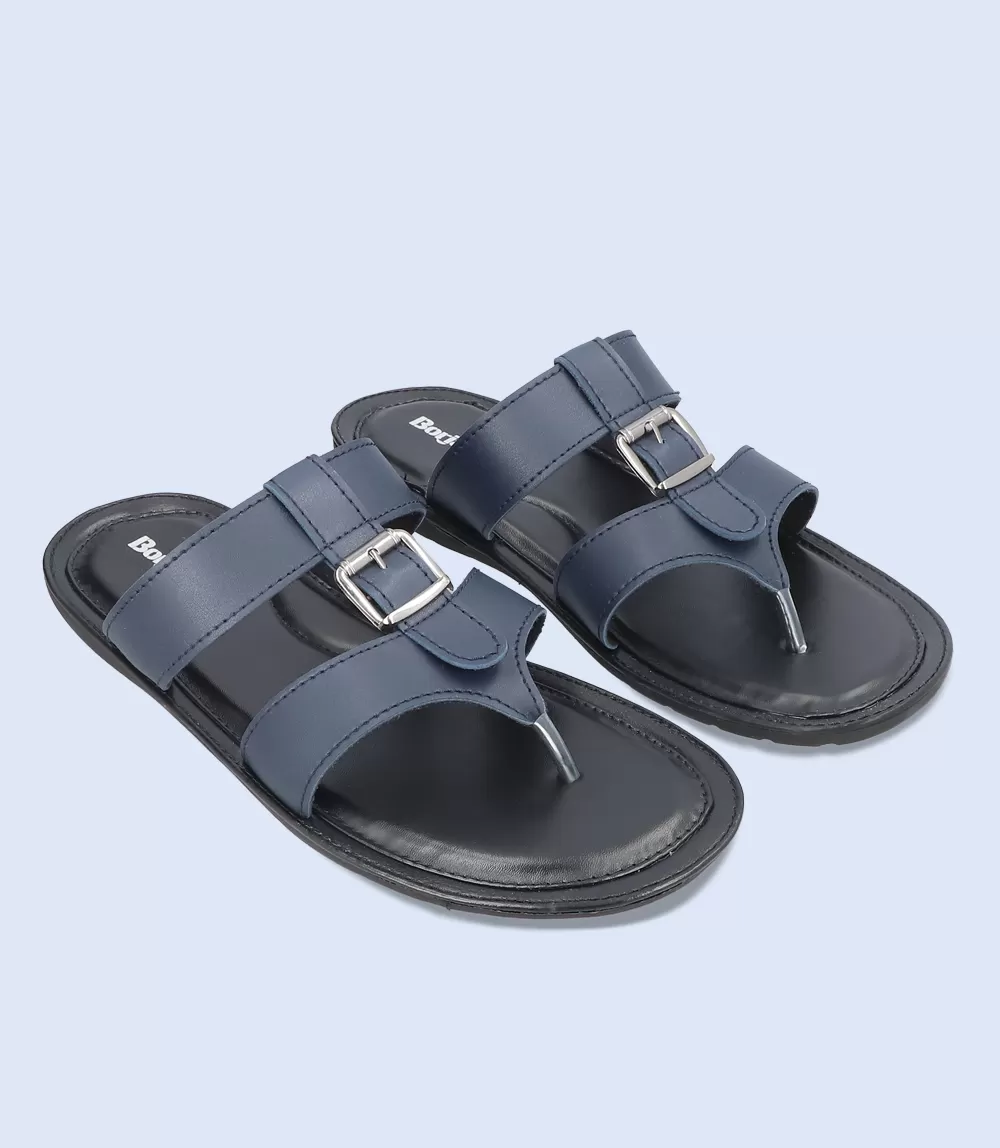 BM5465-NAVY-Men Chappal