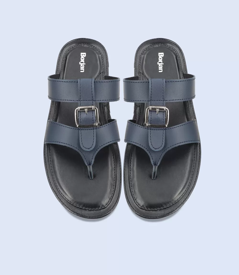 BM5465-NAVY-Men Chappal