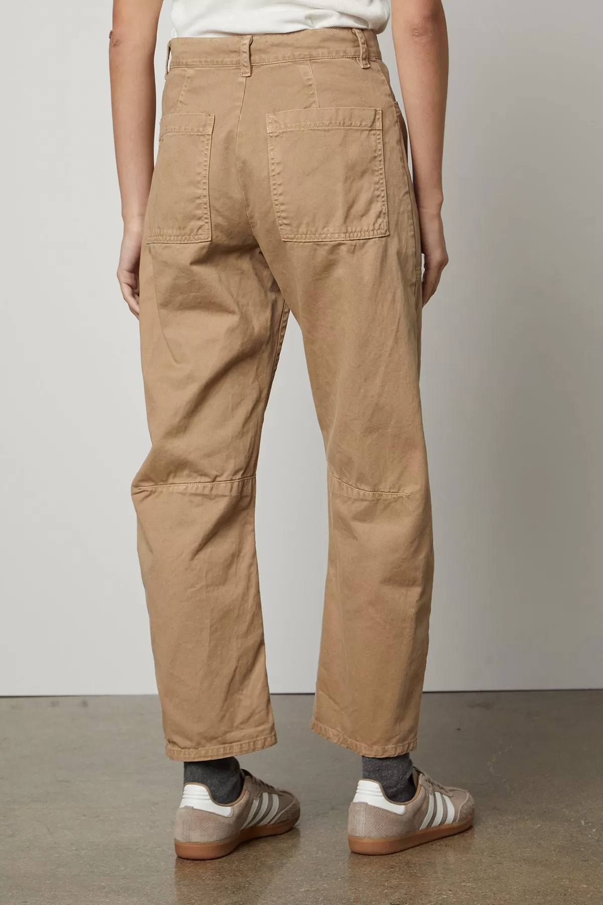 BRYLIE SANDED TWILL UTILITY PANT