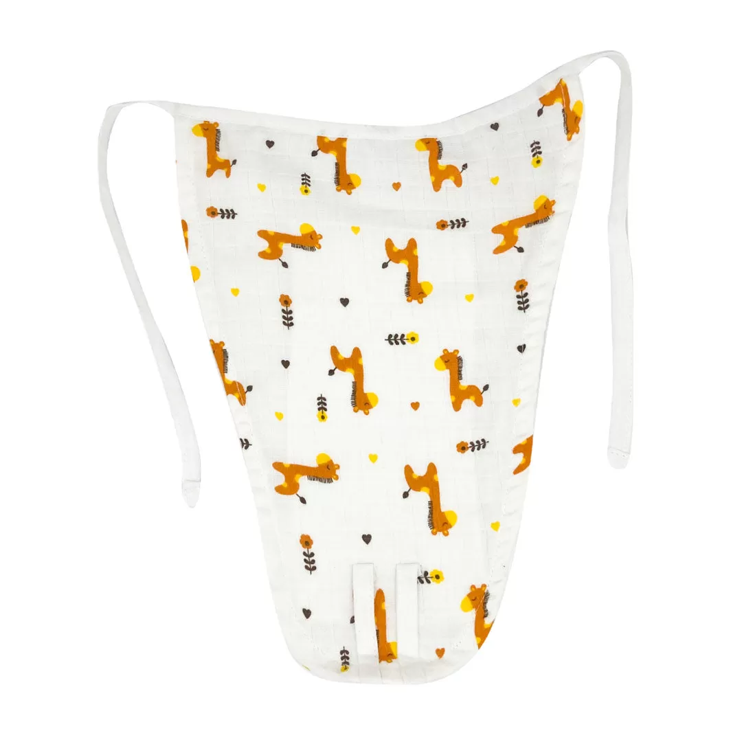 Buy 6 Get 3 FREE Muslin Nappy -100% Organic Cotton - 4 Layered Extra soft Langots