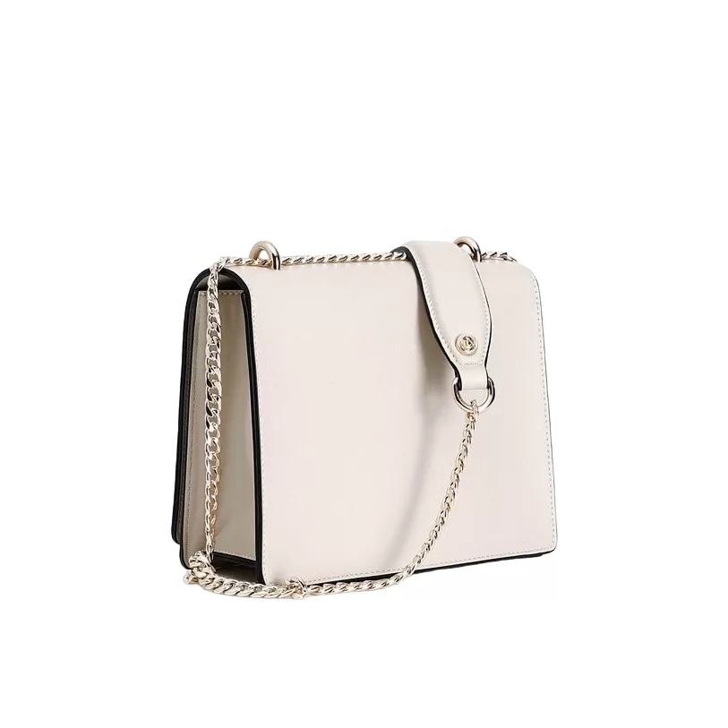 Cafènoir women's mini bag with golden shoulder strap and CN in relief c3 YC0501 W015 cream