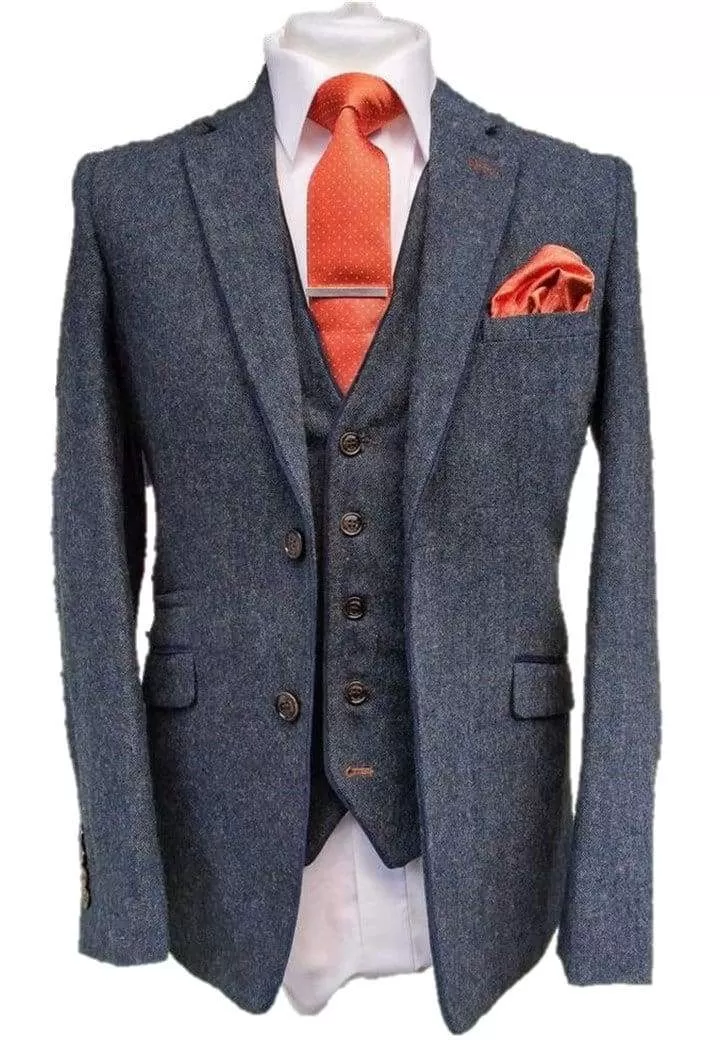 Cavani Kaos Tweed Men's Slim Fit Jacket