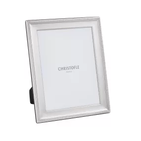 Christofle Paris - Perles - Silver Plated Picture Frame 7" x 9"