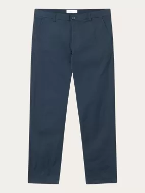 CHUCK regular chino poplin pant - Total Eclipse