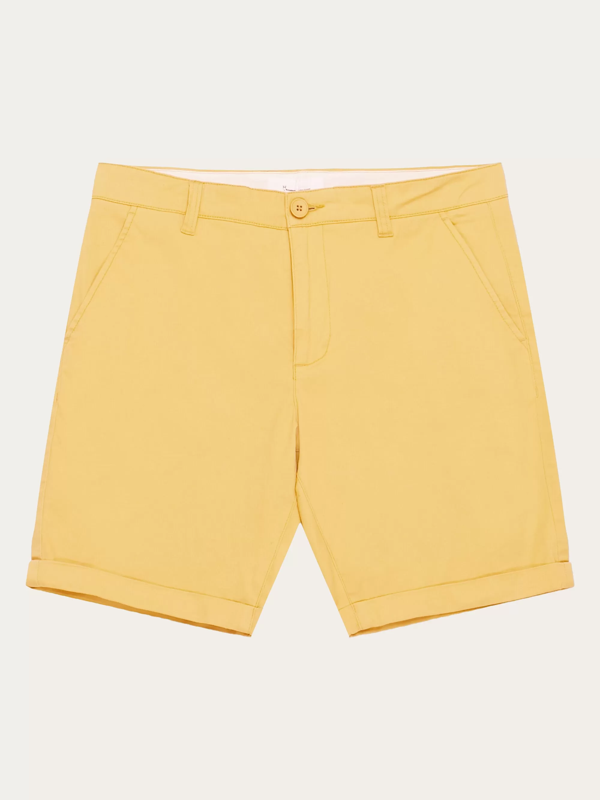 CHUCK regular chino poplin shorts - Olivenite