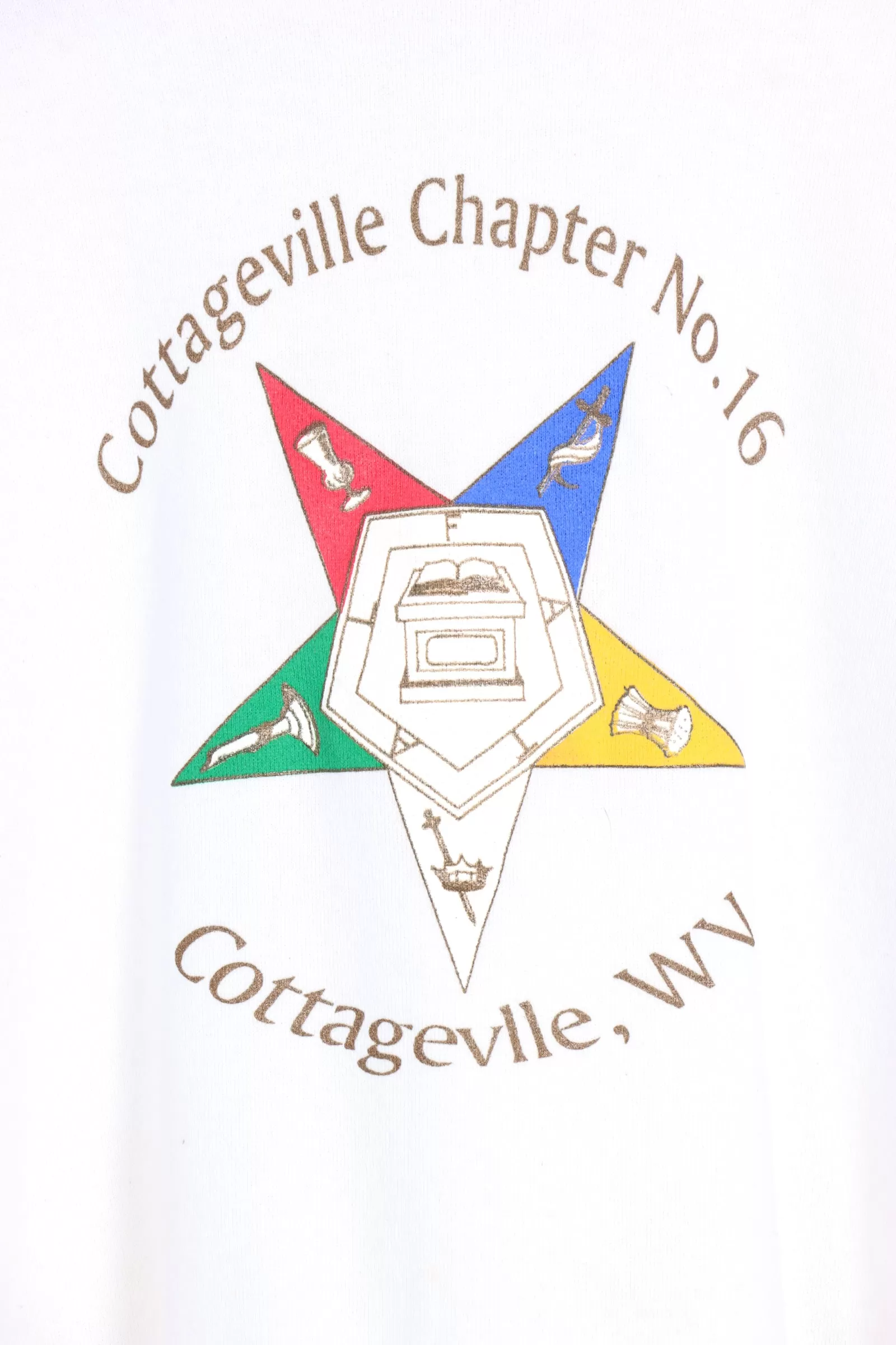 Cottageville Chapter No. 16 West Virginia 50/50 Sweatshirt (XL)