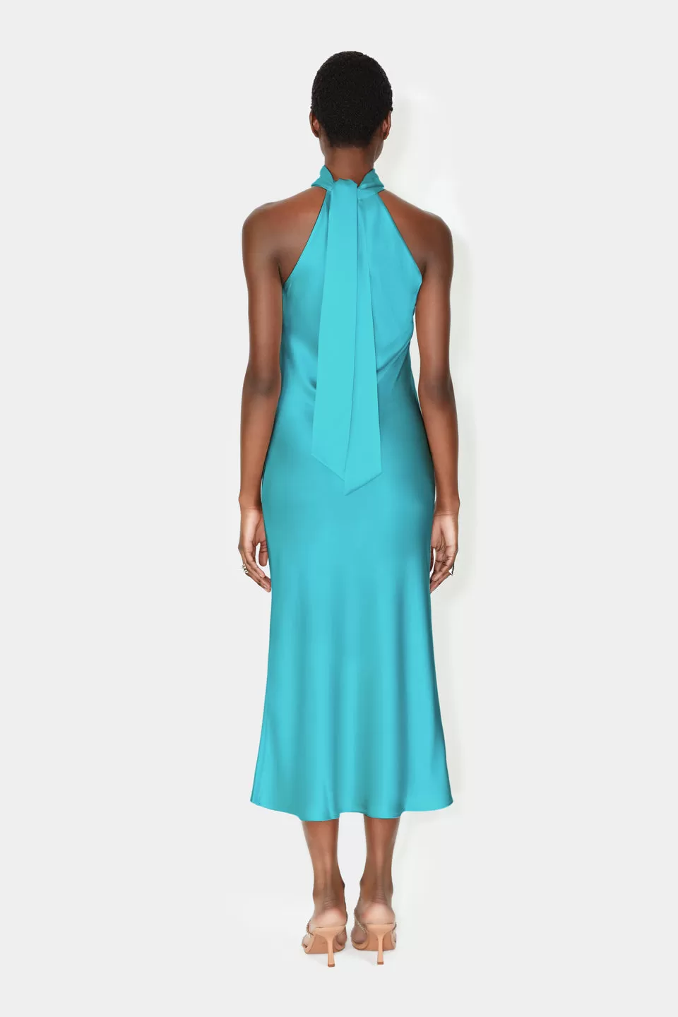 Cropped Sienna Dress - Lagoon