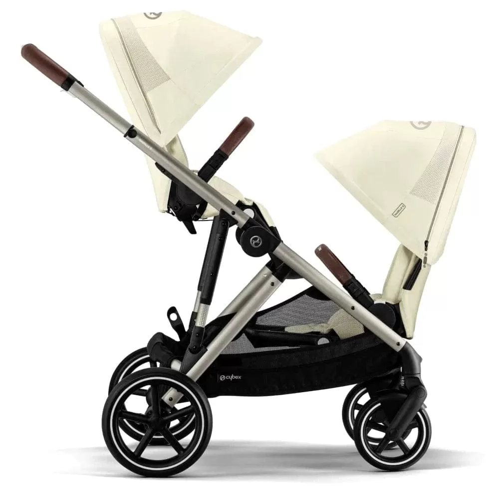 Cybex Gazelle S Twin Pushchair - Taupe / Seashell Beige