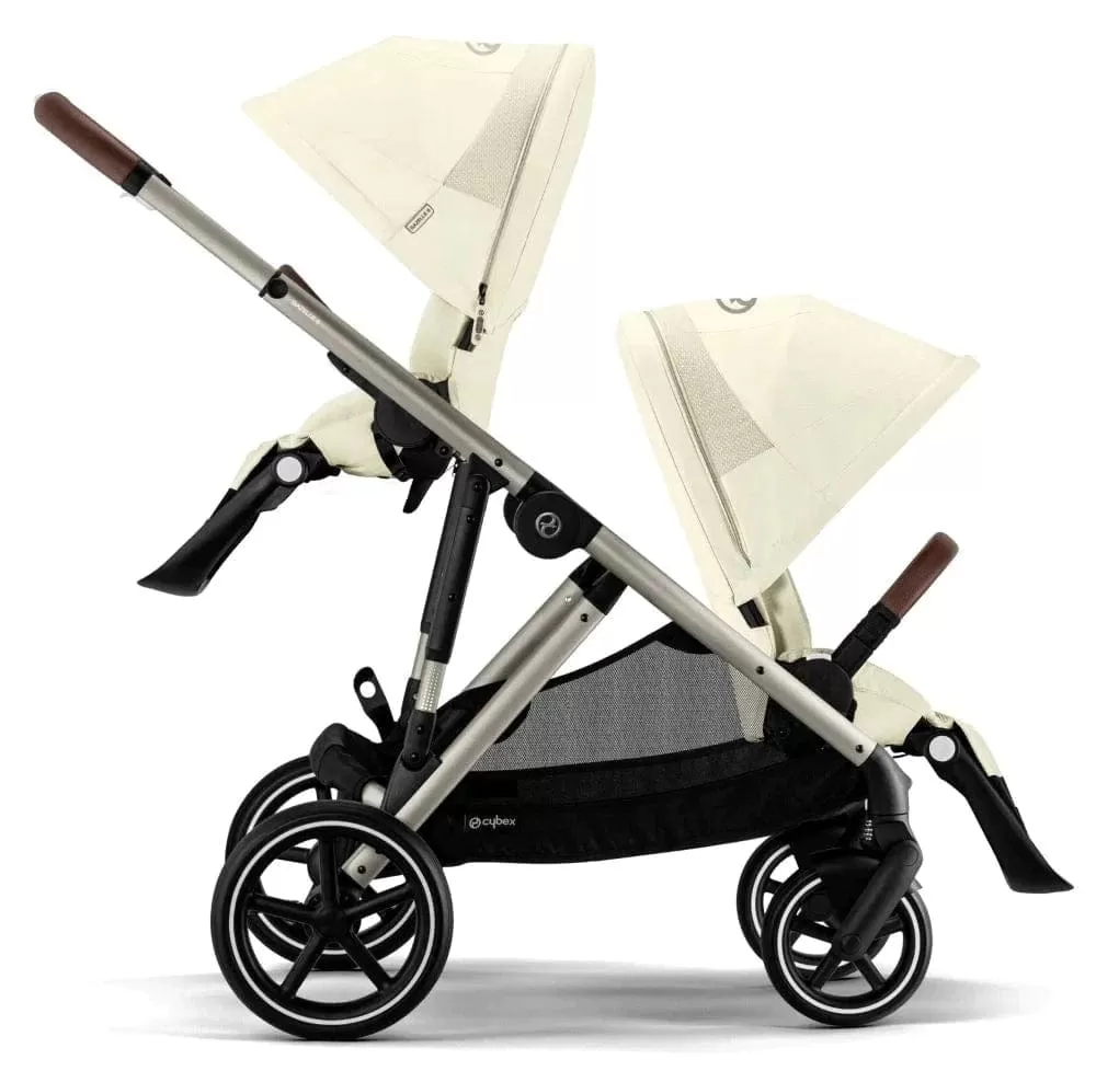 Cybex Gazelle S Twin Pushchair - Taupe / Seashell Beige