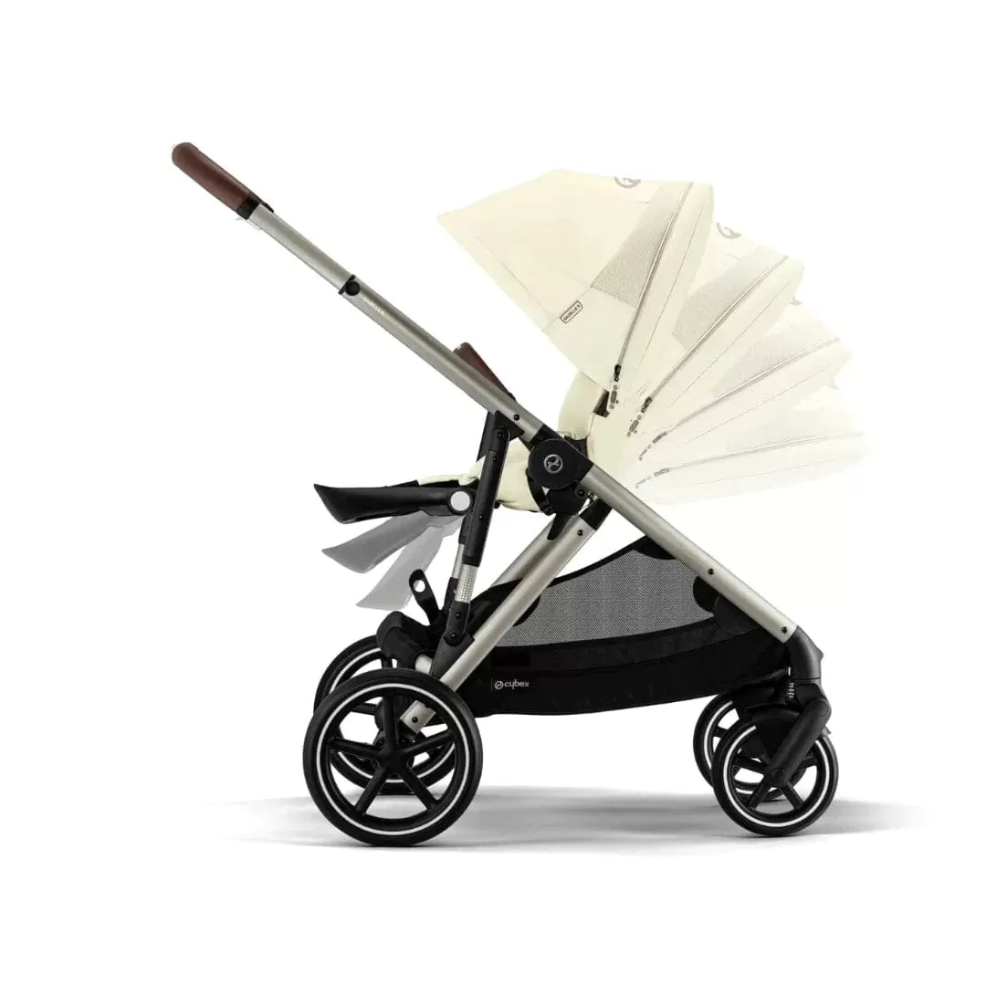 Cybex Gazelle S Twin Pushchair - Taupe / Seashell Beige