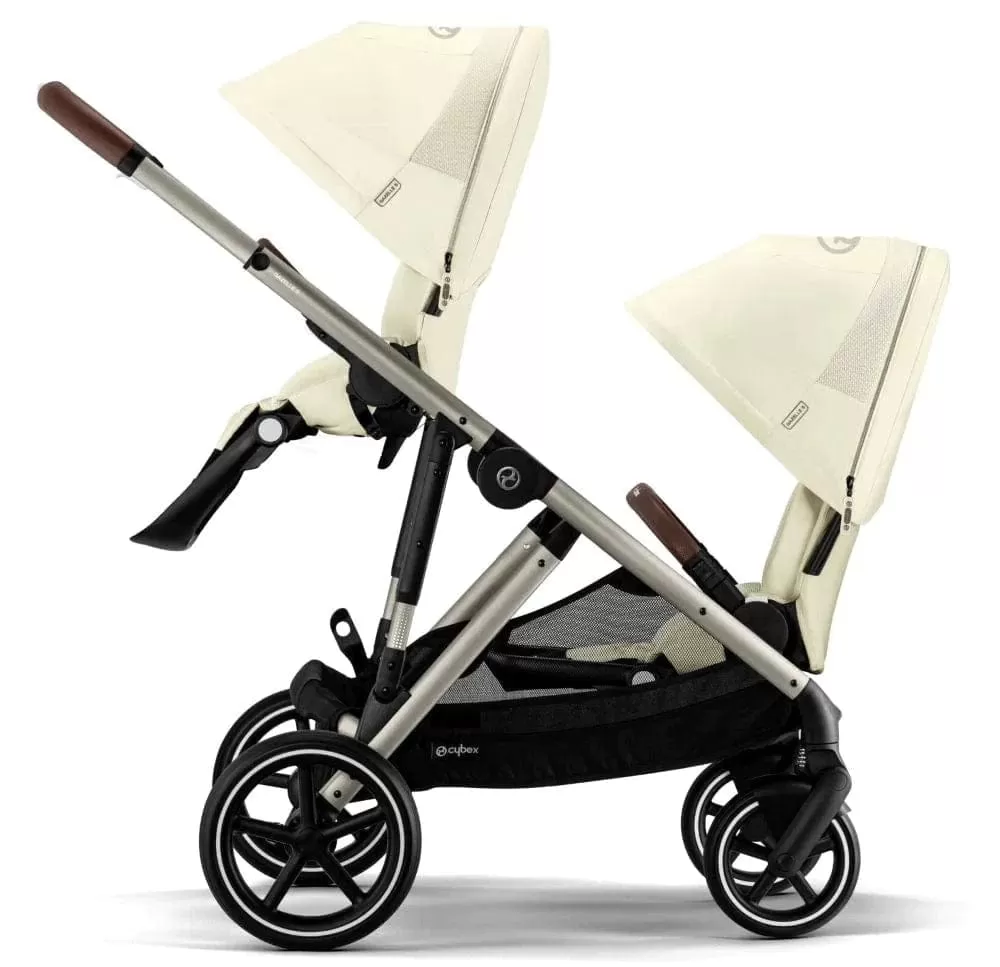 Cybex Gazelle S Twin Pushchair - Taupe / Seashell Beige