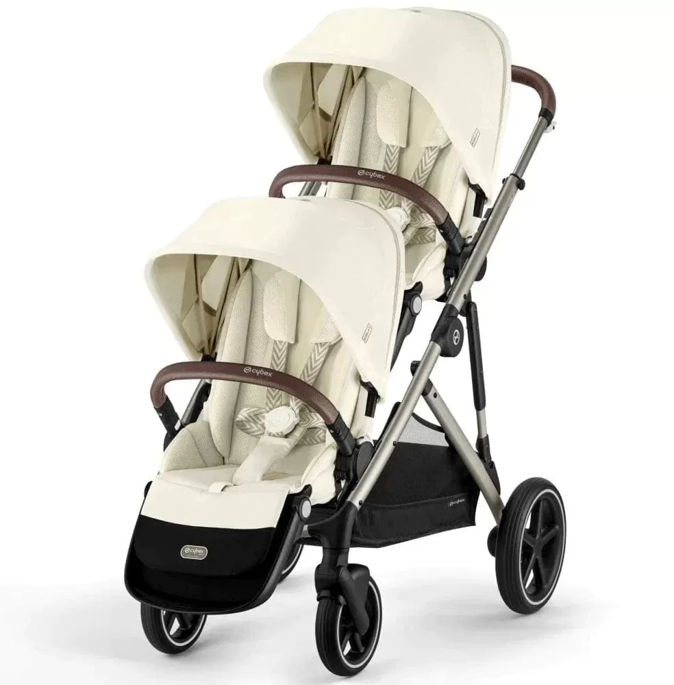 Cybex Gazelle S Twin Pushchair - Taupe / Seashell Beige