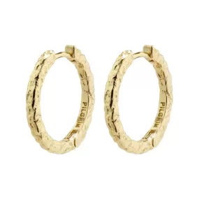 Elanor Gold Plated Hoops