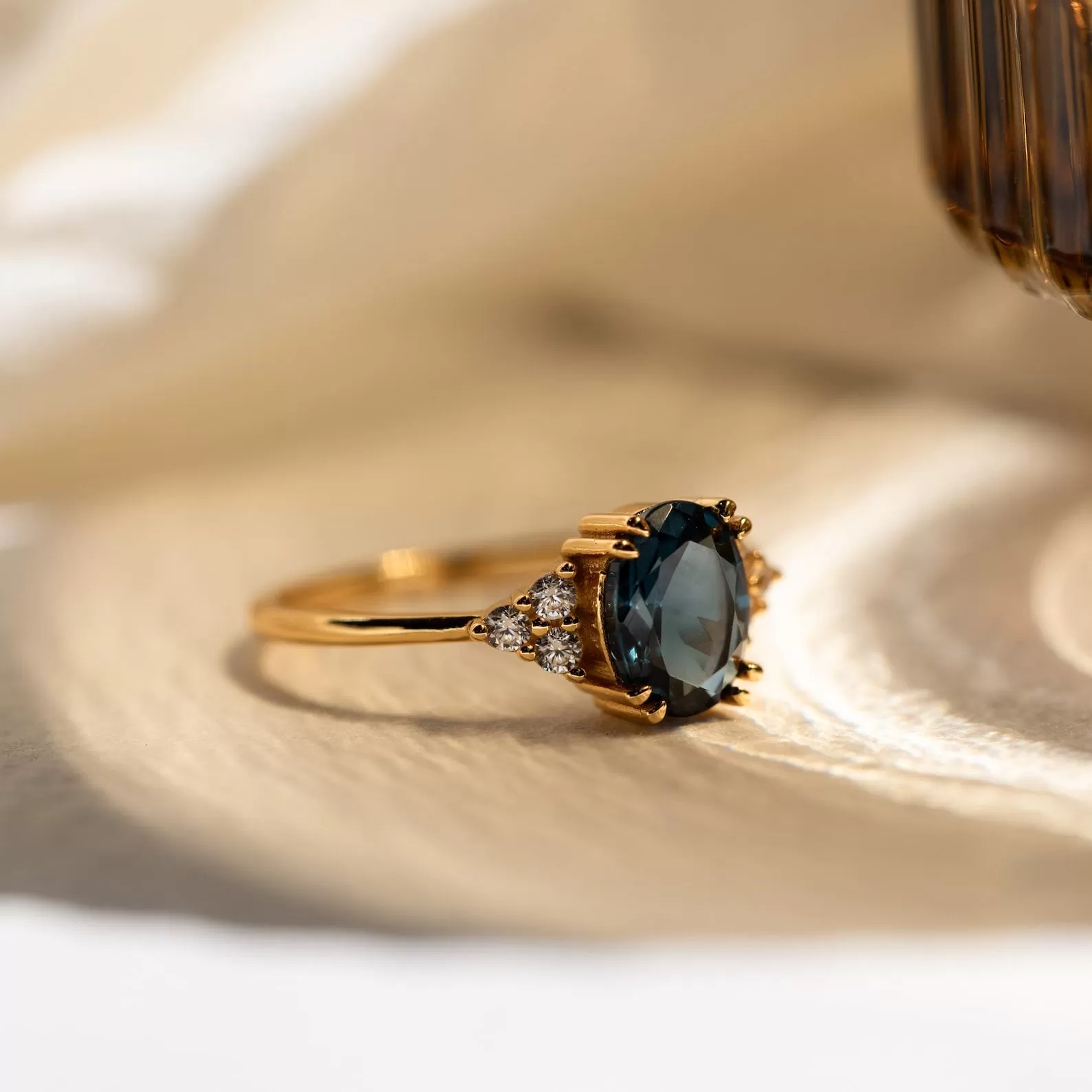 Elizabeth Blue Topaz Ring