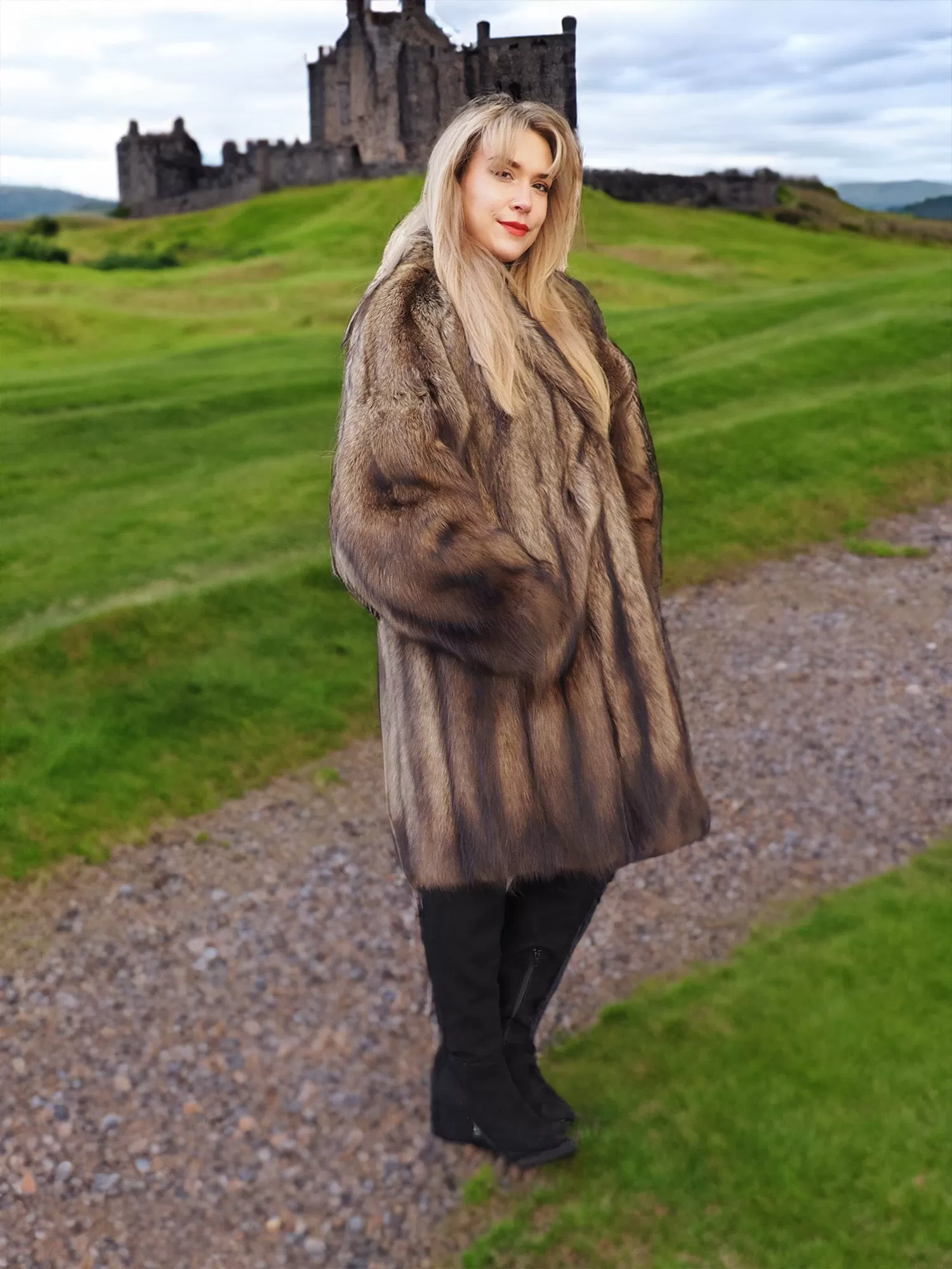 Fisher Sable Fur Coat Coats L