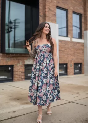 Floral Painting Dress