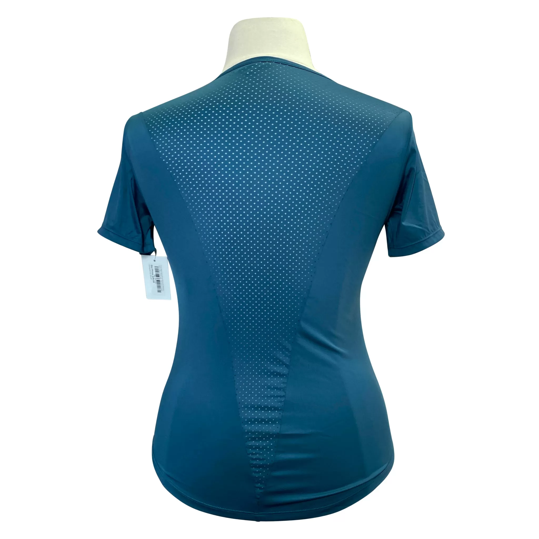 Free Ride Equestrian Relaxed Athletic Top in Emerald Blue - Women's XS