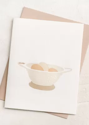 Fresh Eggs Blank Card