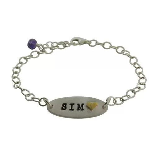 Girls Initial Bracelet