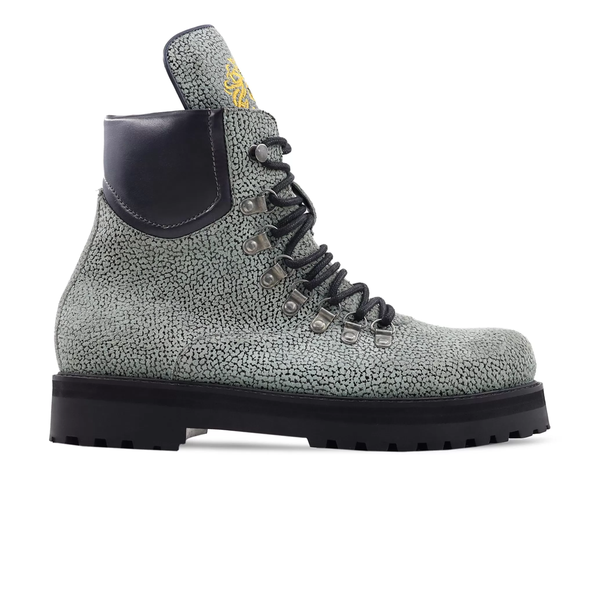 Halden - Men's Grey Stone Grain Printed Boot