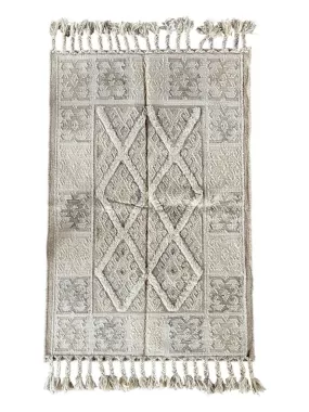 Hand Knotted Wool & Cotton RUG 28