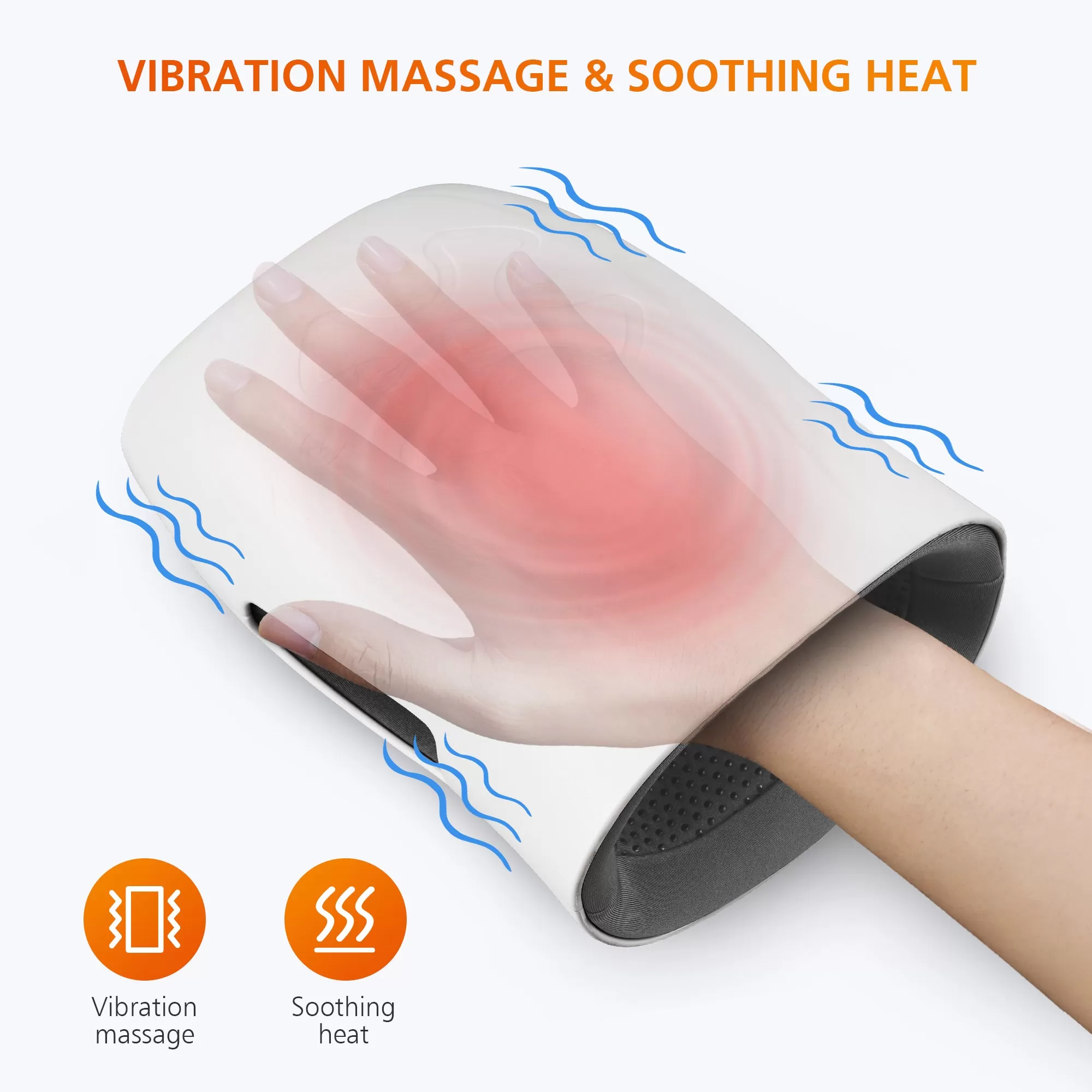 Hand Massager with Heat, Compression and Vibration - SL-489