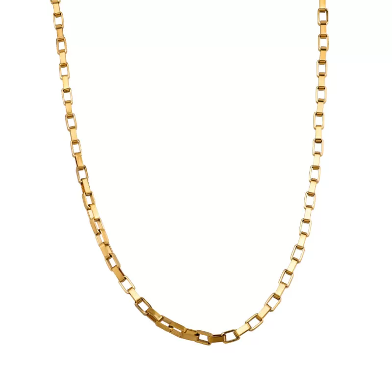 Hip Hop 4/6mm Stainless Steel Clavicle Chain