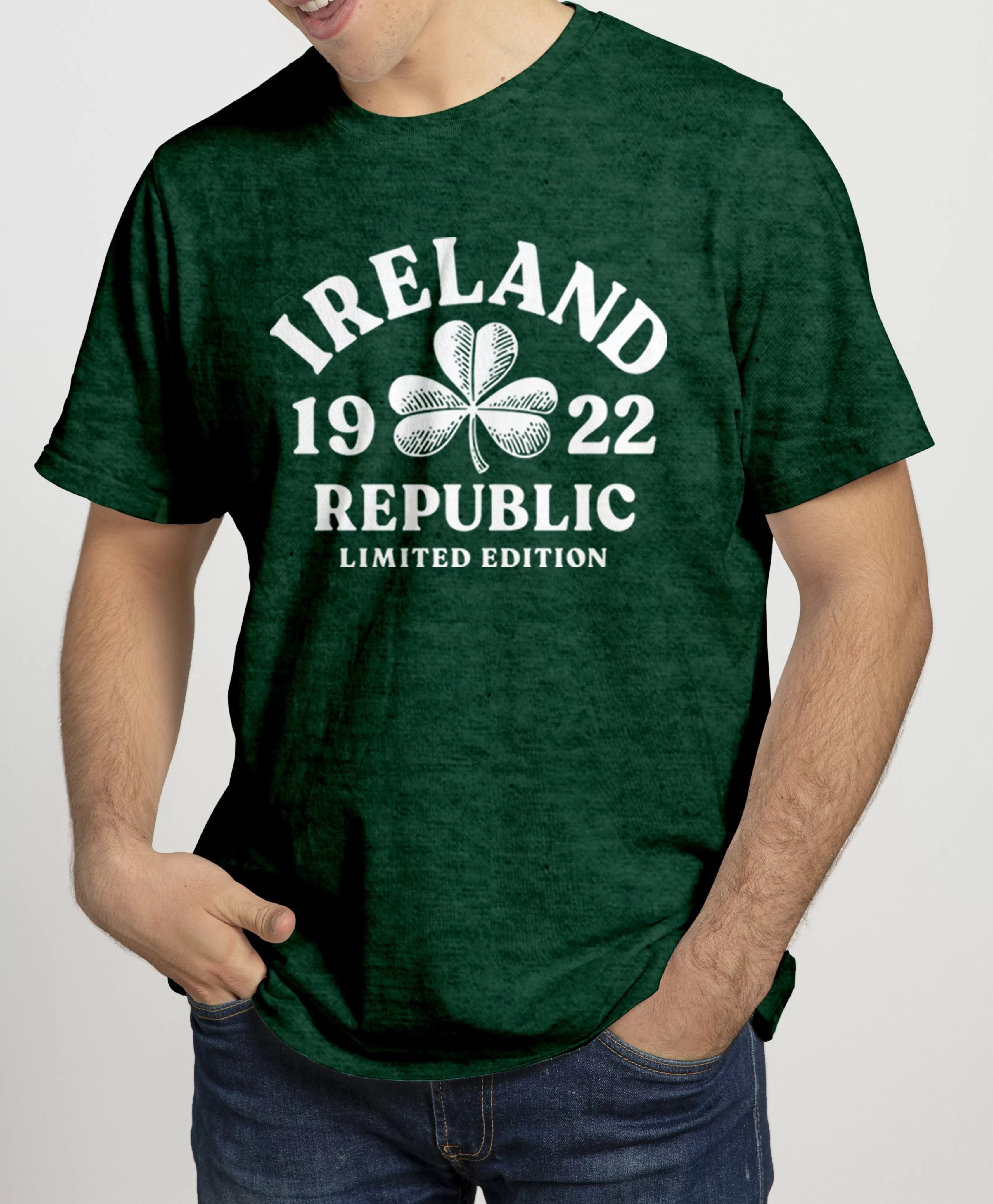 IRELAND DISTRESSED SHAMROCK