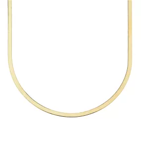 ISABELLA HERRINGBONE NECKLACE GOLD