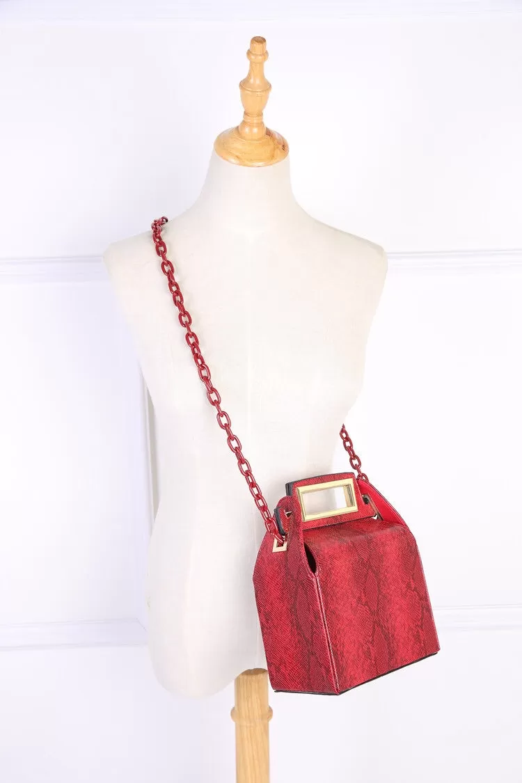 Jayde Snakeskin Bag